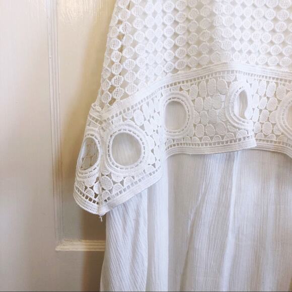 Francesca's Alya White Boho High Low Dress - Picture 8 of 15